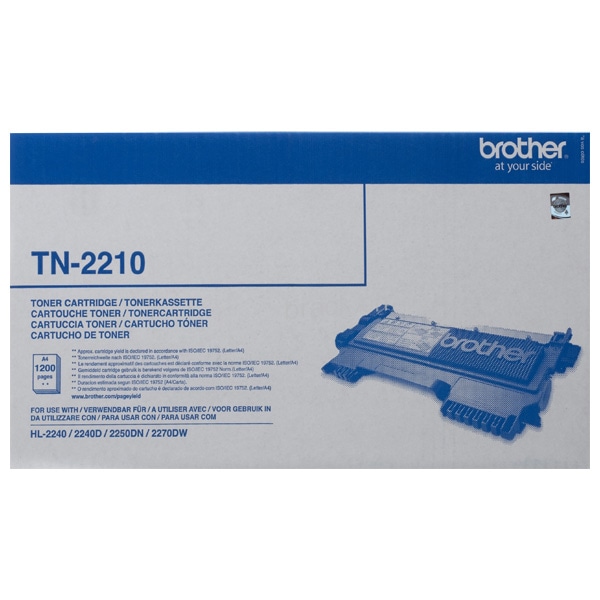 Toner original BROTHER TN-2210, negru