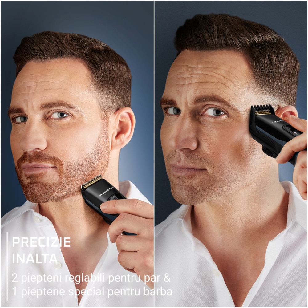 Aparat de tuns ROWENTA TN5244E0 Advancer, acumulator, 0.5-30mm, negru