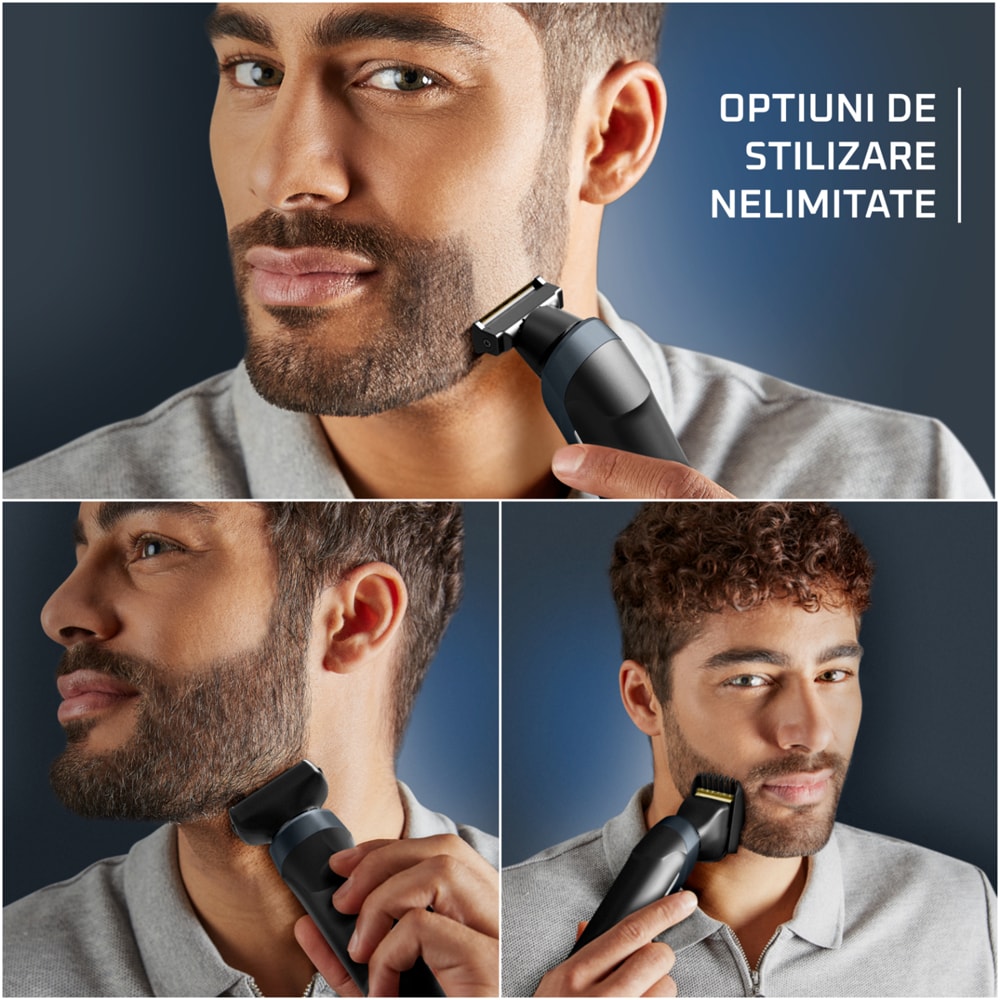 Aparat de tuns ROWENTA Forever Sharp Ultimate TN6204E0, acumulator, 0.5-17 mm, negru