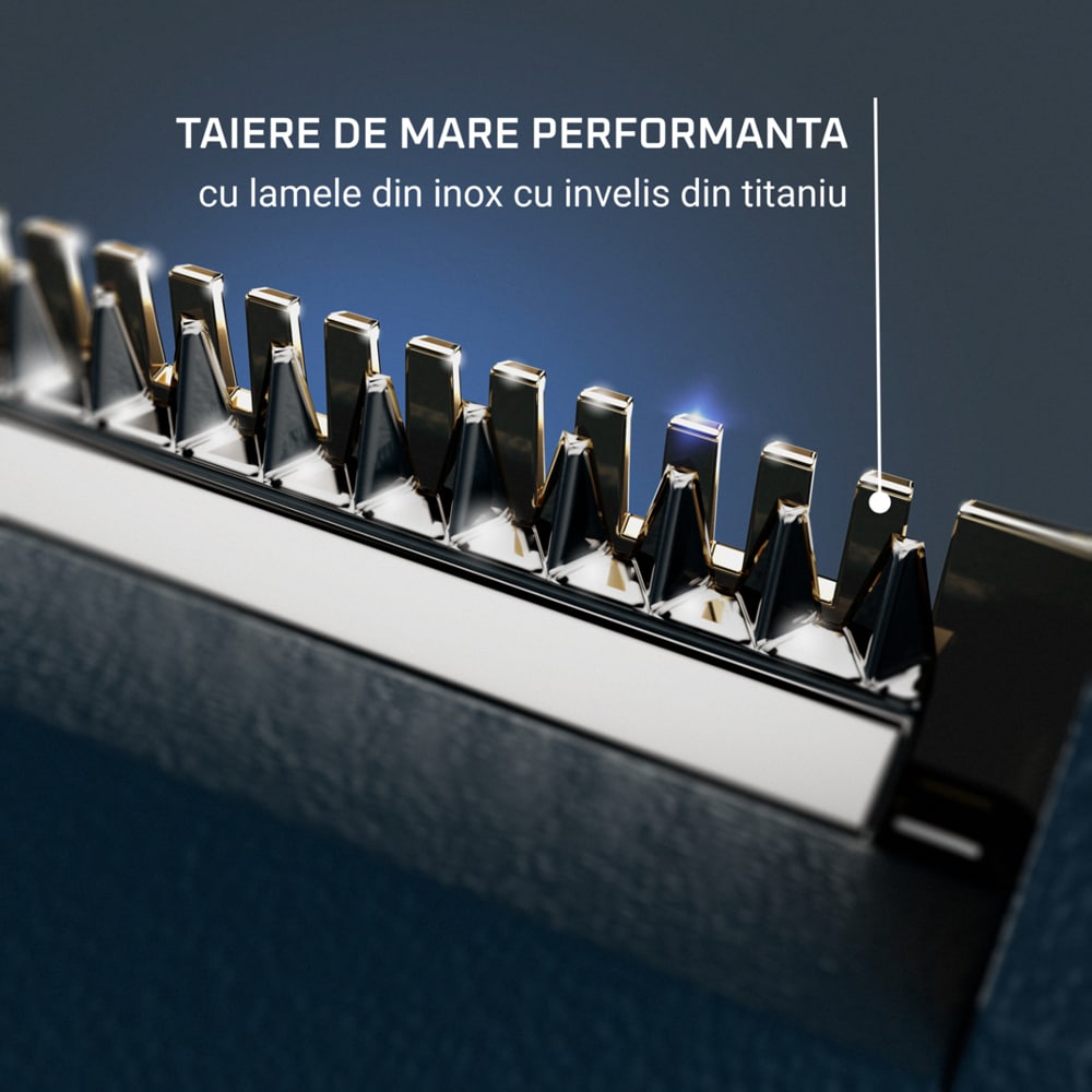 Aparat de tuns ROWENTA Forever Sharp Ultimate TN6204E0, acumulator, 0.5-17 mm, negru