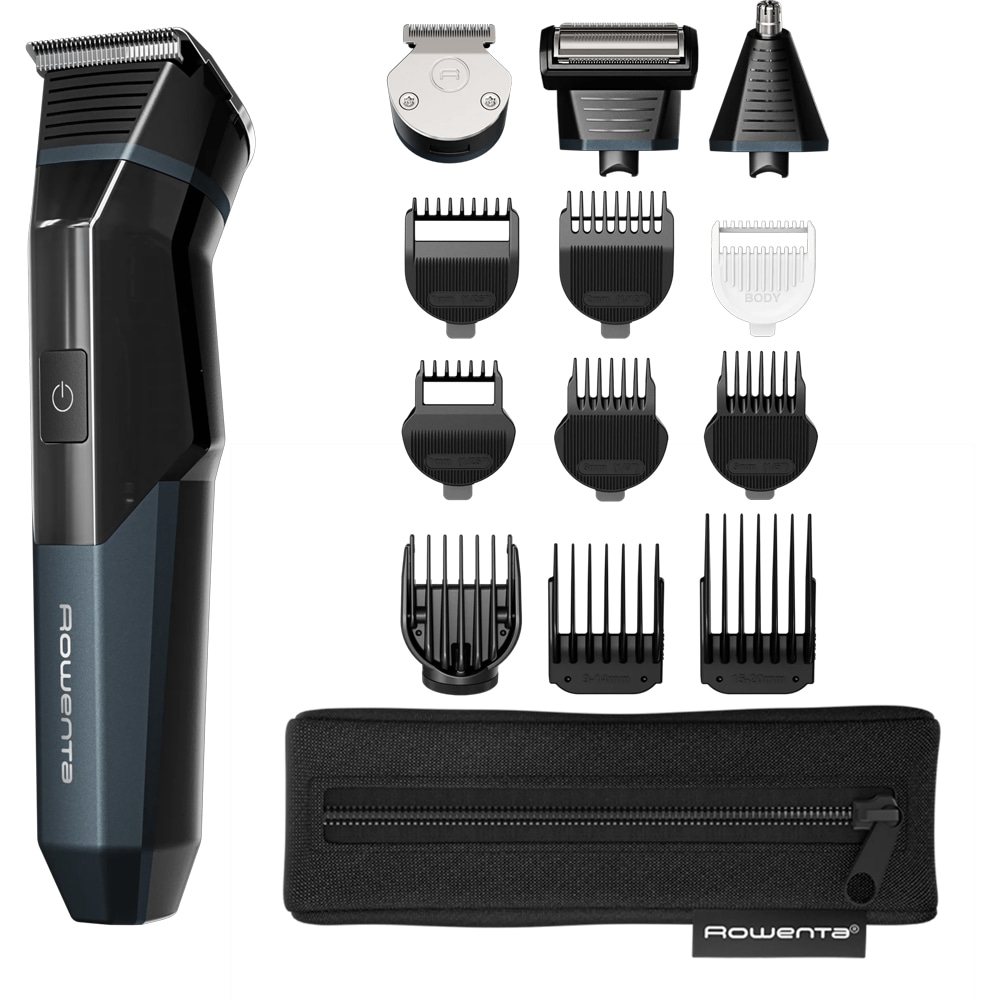 Aparat de tuns ROWENTA X Series 700 TN9650E0 14 in 1, acumulator, 270 min autonomie, negru
