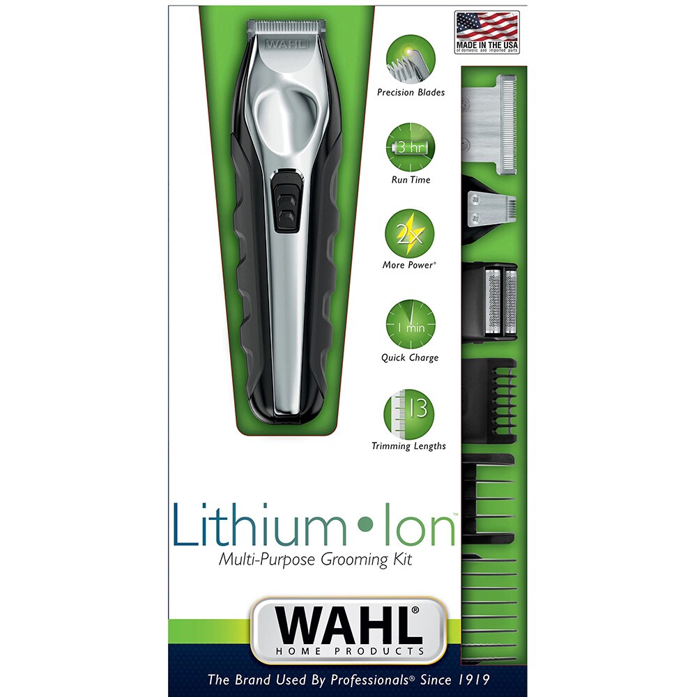 Aparat de tuns barba WAHL 09888-1216, acumulator, 180 min autonomie, negru
