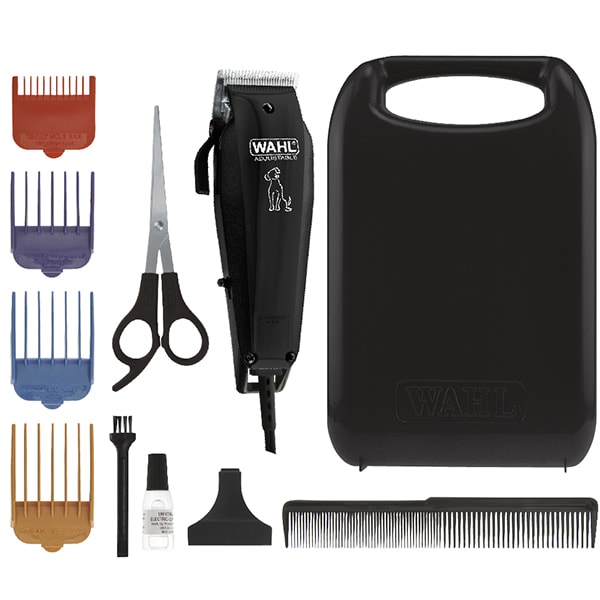 Aparat de tuns parul animalelor WAHL Basic 9160-2016, retea, 4 trepte taiere, negru