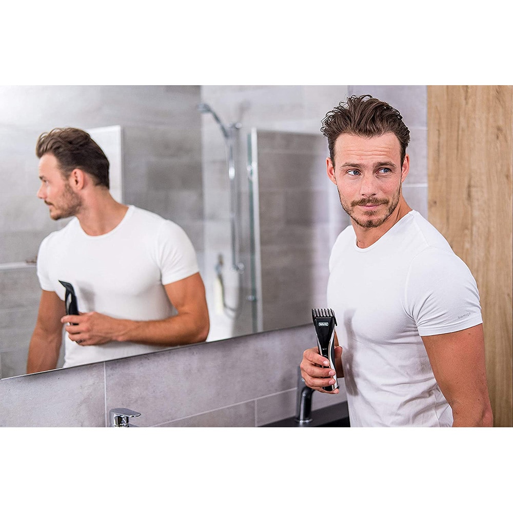 Aparat de tuns cu/fara fir WAHL Hybrid LCD 9697-1016, 3-25 mm, 60 min autonomie, negru