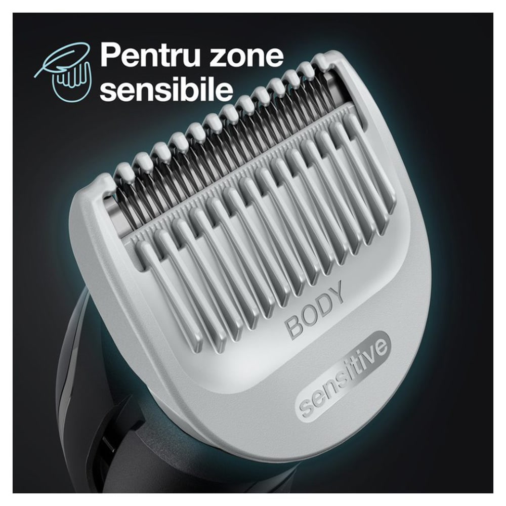 Trimmer BRAUN Body BG3350, acumulator, 80 min autonomie, negru