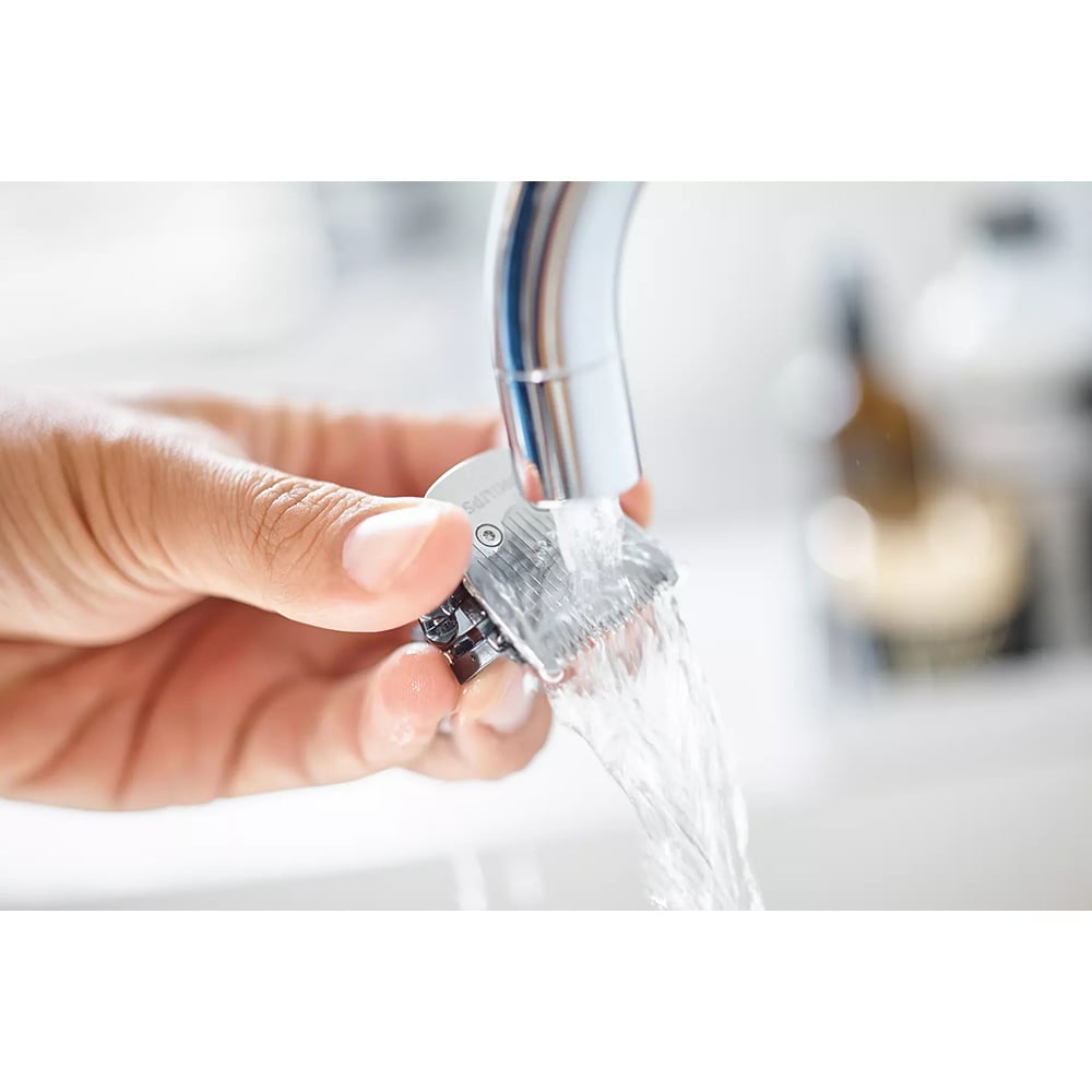 Set de tuns barba cu aspirator PHILIPS BT7210/15, acumulator, 75 min autonomie, argintiu