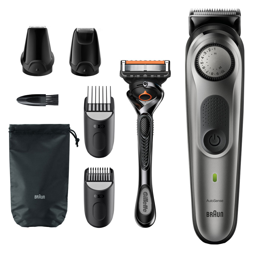 Aparat de tuns barba BRAUN BT7320, acumulator, 50 min autonomie, negru