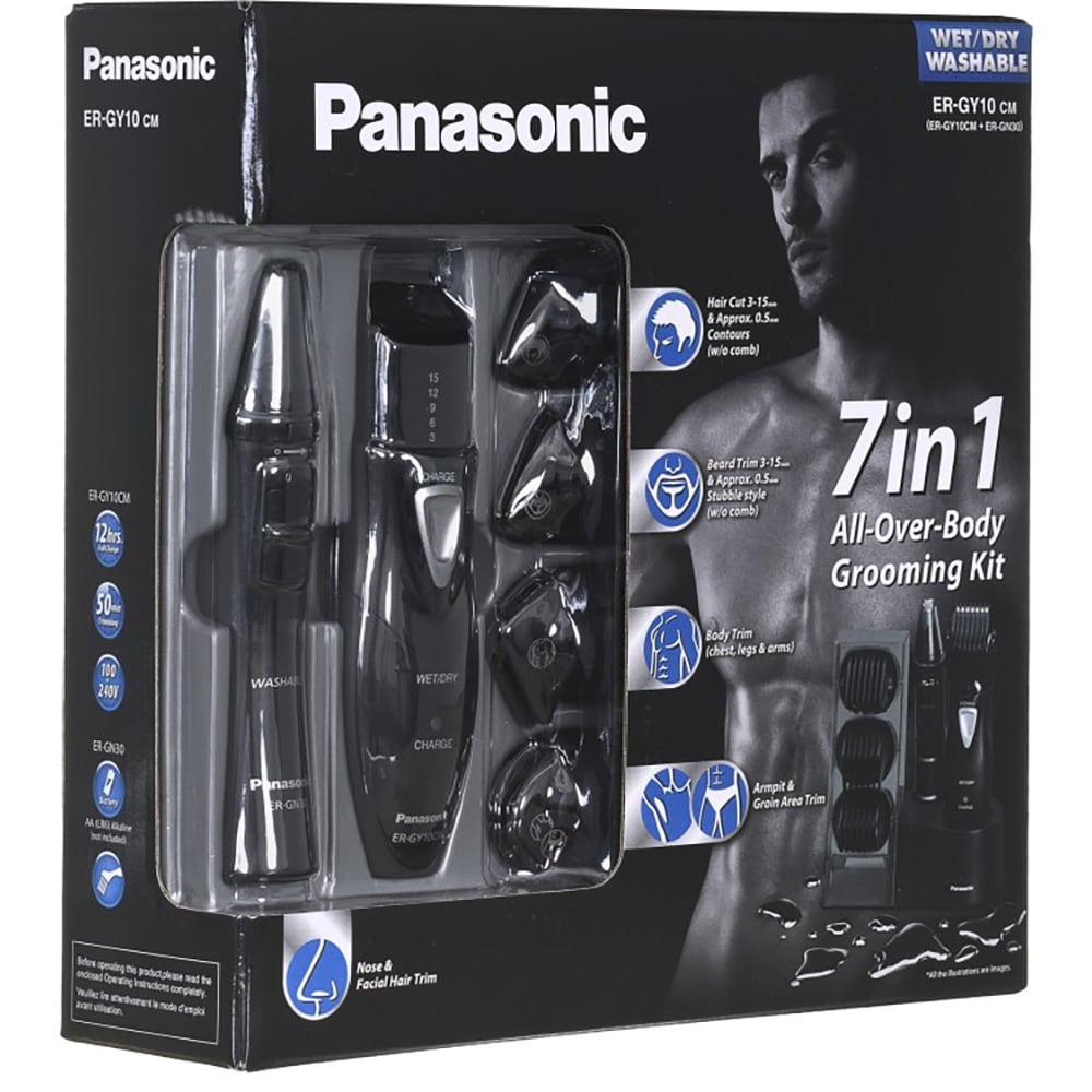 Aparat de tuns corporal PANASONIC ER-GY10CM504, umed/uscat, negru