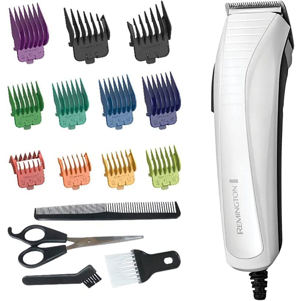 Aparat de tuns REMINGTON Colour Cut HC5035, retea, 1.5-25 mm, gri-negru
