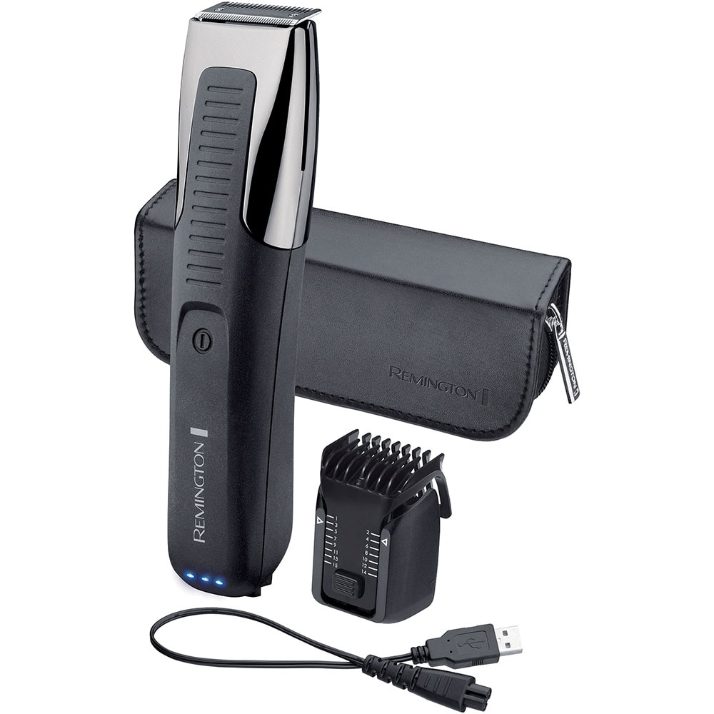 Aparat de tuns barba REMINGTON Endurance MB4200, acumulator, 90 min autonomie, negru