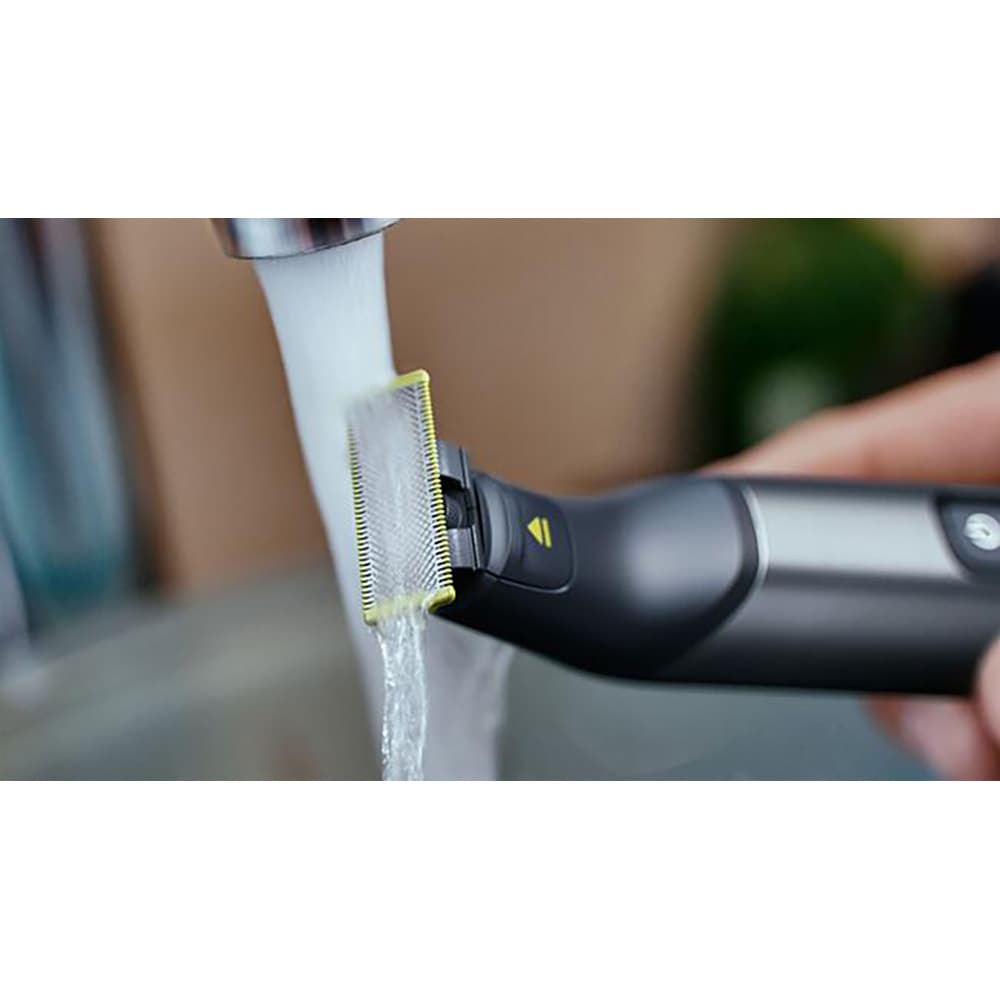 Aparat de tuns barba PHILIPS OneBlade Pro QP6550/15, acumulator, 120 min autonomie, negru