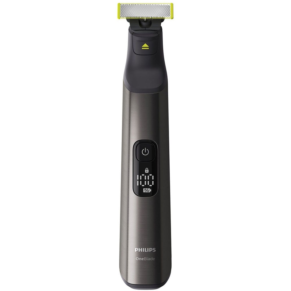 Aparat de tuns barba PHILIPS OneBlade Pro QP6550/15, acumulator, 120 min autonomie, negru