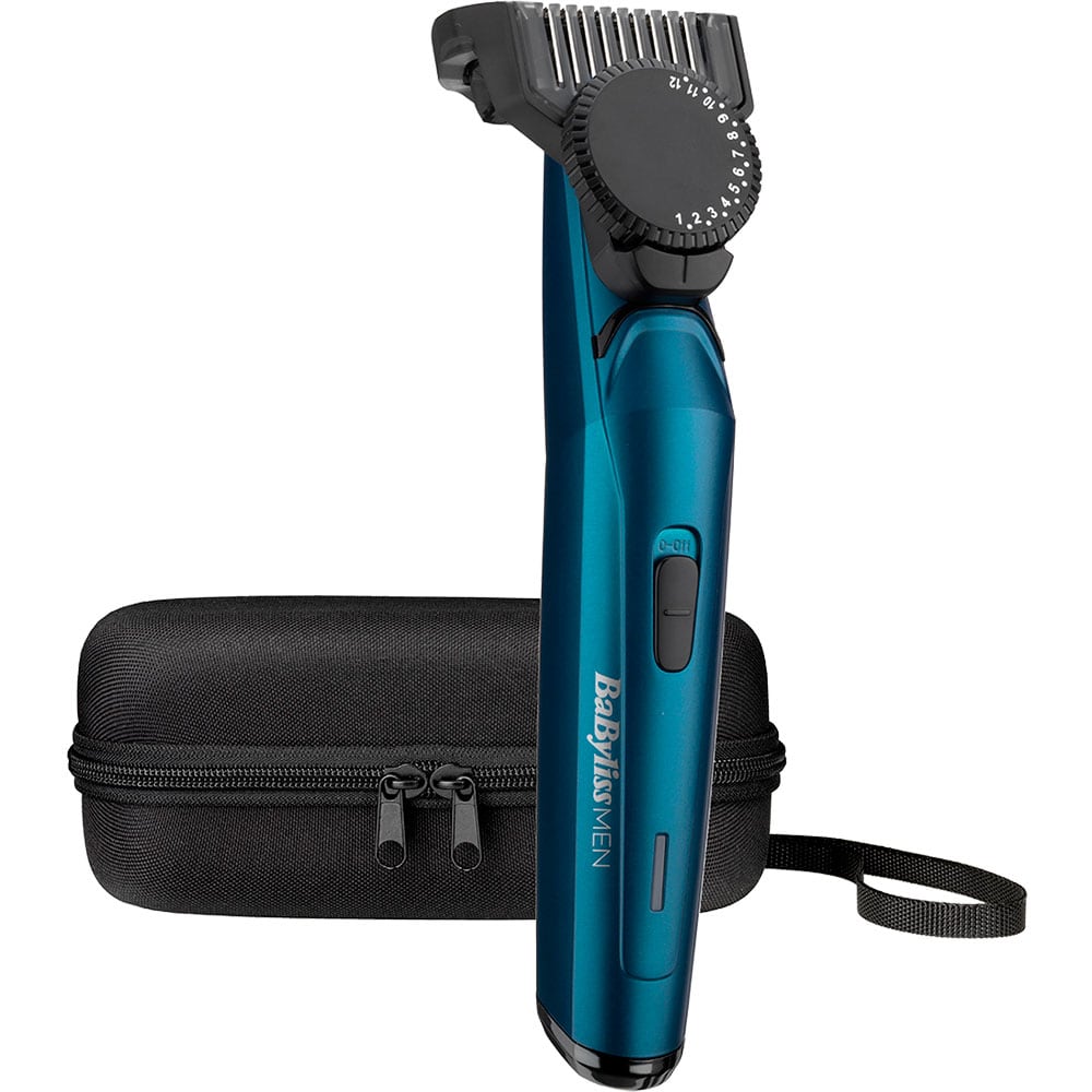 Aparat de tuns barba BABYLISS T890E, acumulator, 120 min autonomie, albastru