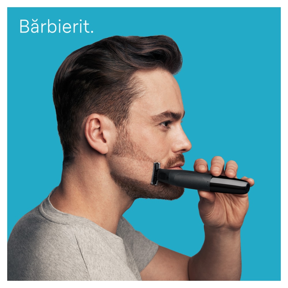 Aparat hibrid de barbierit si tuns barba BRAUN Series X XT3100, Wet&Dry, 45 min autonomie, 1 element de taiere, husa, negru