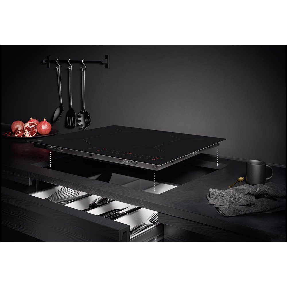 Plita incorporabila AEG TO64IA0AIT, Inductie, 4 arzatoare, Touch control, negru