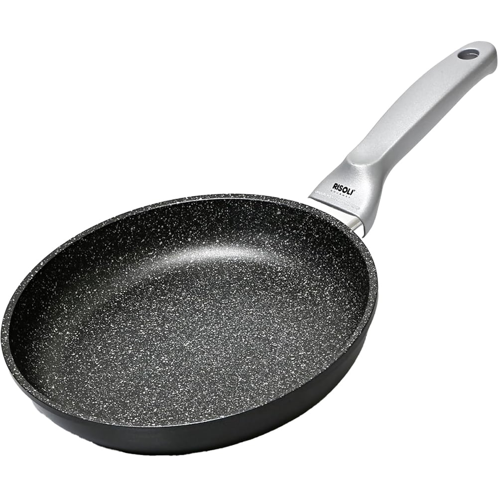 Tigaie RISOLI Granito Hardstone, 28 cm, aluminiu reciclat, negru
