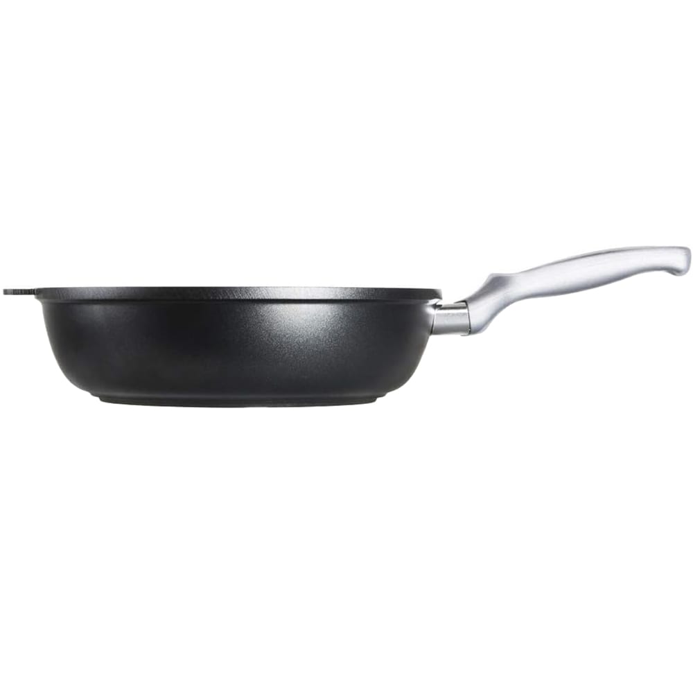 Tigaie adanca RISOLI Granito Hardstone, 28 cm, aluminiu reciclat, negru