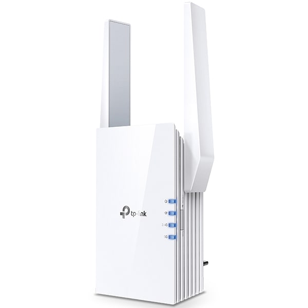 Wireless Range Extender TP-LINK RE605X AX1800, Dual Band 574 + 1201 Mbps, alb