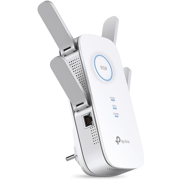Wireless Range Extender TP-LINK RE650, Dual Band 800 + 1733 Mbps, alb