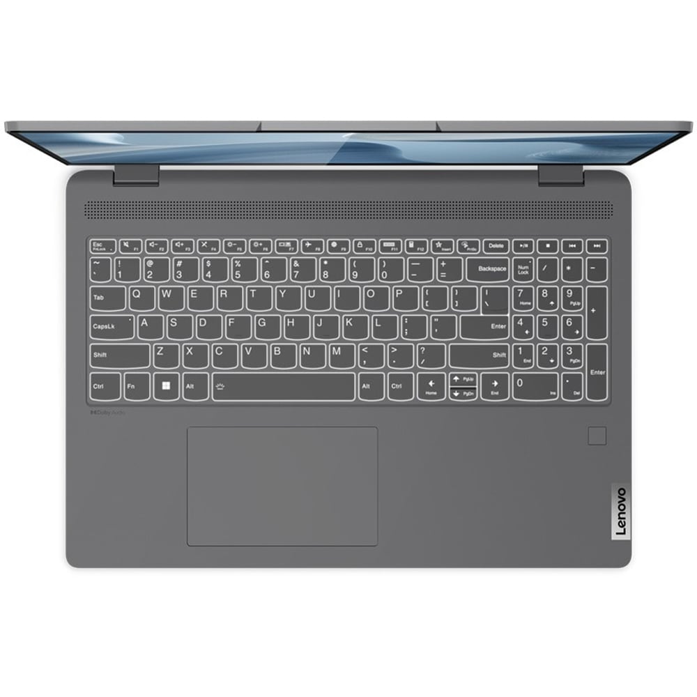 Laptop 2 in 1 LENOVO IdeaPad Flex 5 16IAU7, Intel Core i7-1255U pana la 4.7GHz, 16" WUXGA, 16GB, SSD 512GB, Intel Iris Xe Graphics, Windows 11 Home, gri