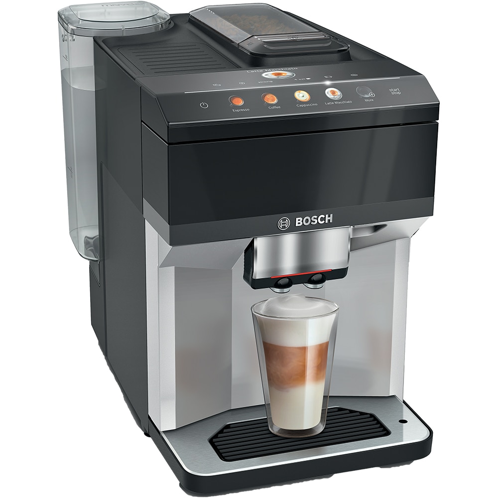 Espressor automat BOSCH Seria 4 VeroCafe TPE40307, 1,9l, 1500W, 15 bar, argintiu-negru