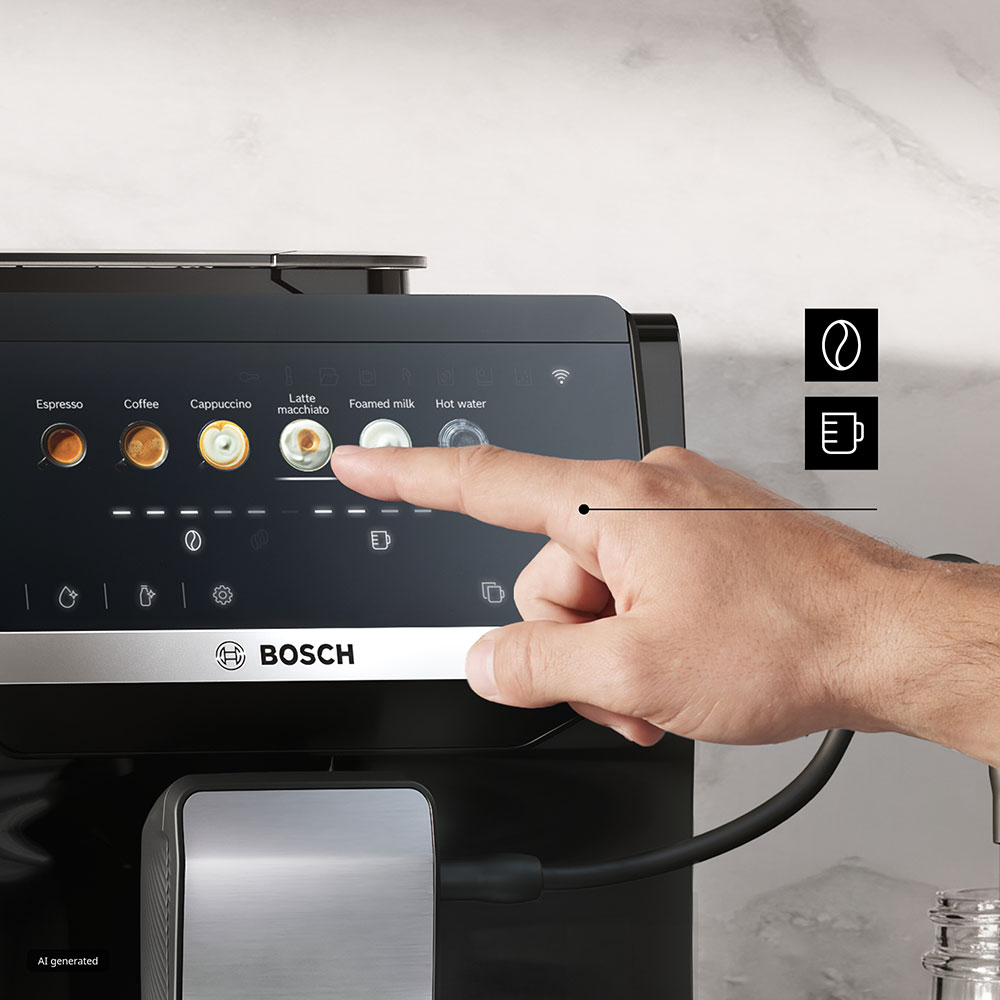Espressor automat BOSCH TPR41103, 1.8l, 1500W, 15bar, negru