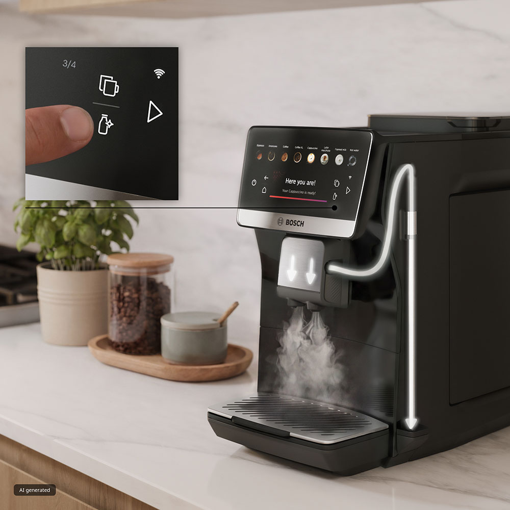 Espressor automat BOSCH TPR61309, 1.8l, 1500W, 15bar, negru