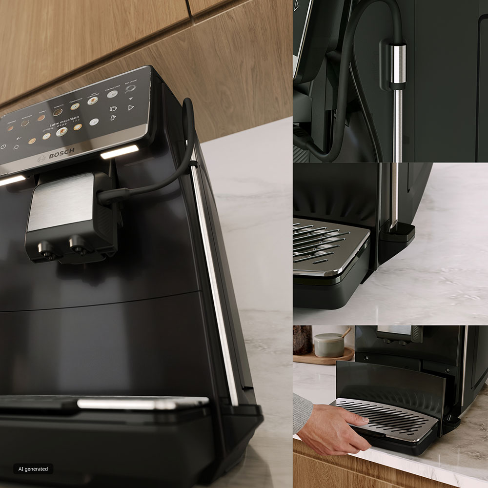Espressor automat BOSCH TPR61309, 1.8l, 1500W, 15bar, negru