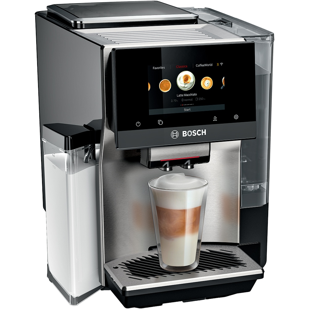 Espressor automat BOSCH Seria 8 VeroCafe TQE80703, 2.4l, 1500W, 19bar, negru