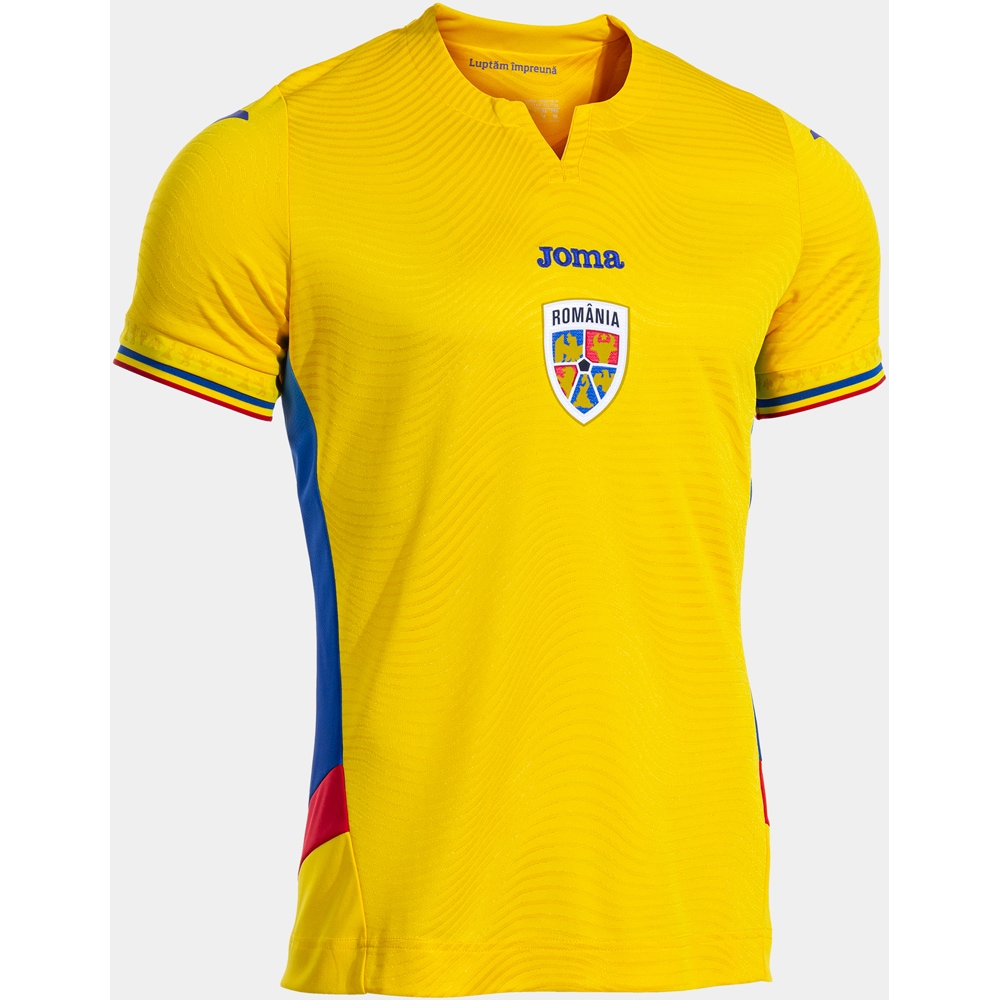 Tricou fotbal de joc JOMA Echipa nationala de Fotbal a Romaniei 2025, marimea L, galben