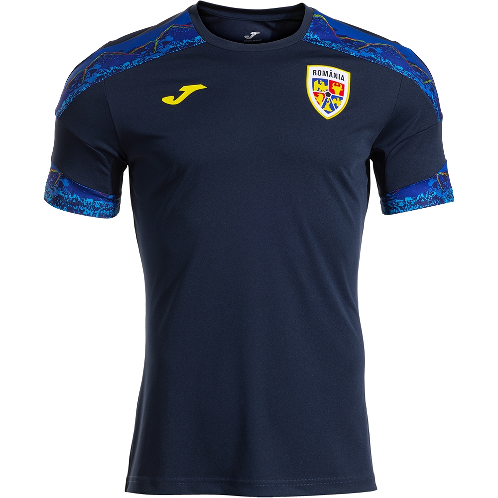 Tricou fotbal de antrenament JOMA Echipa nationala de Fotbal a Romaniei 2025, marimea L, bleumarin