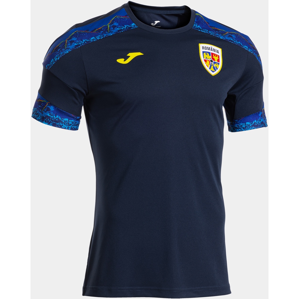 Tricou fotbal de antrenament JOMA Echipa nationala de Fotbal a Romaniei 2025, marimea L, bleumarin