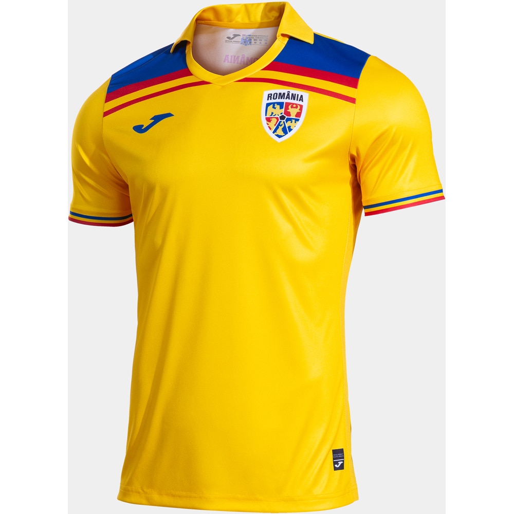 Tricou fotbal suporter 2 JOMA Echipa Nationala de Fotbal a Romaniei 2025, marimea L, galben
