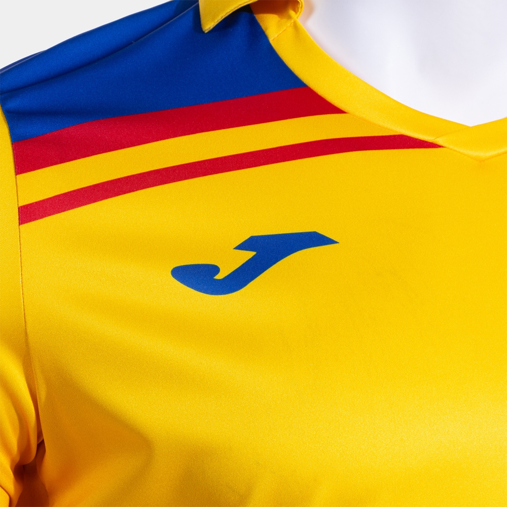Tricou fotbal suporter 2 JOMA Echipa Nationala de Fotbal a Romaniei 2025, marimea L, galben