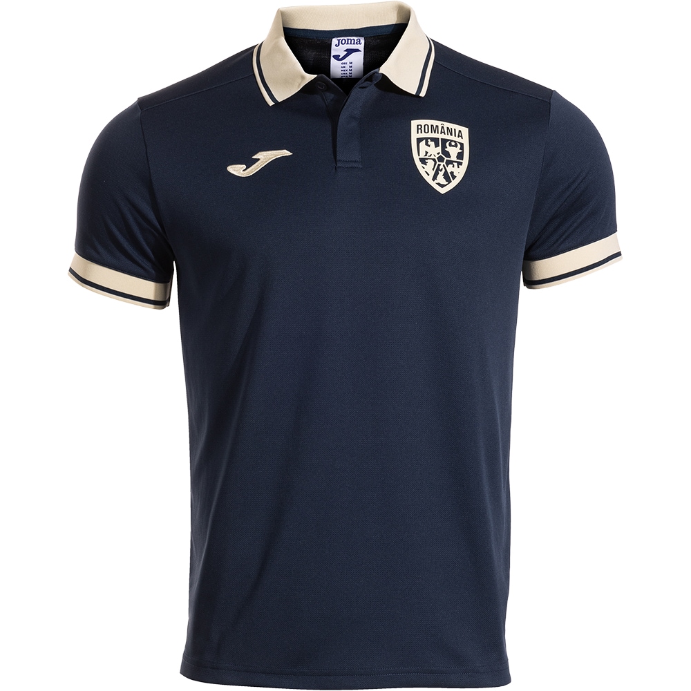 Tricou fotbal de prezentare JOMA Echipa Nationala de Fotbal a Romaniei 2025, marimea XL, bleumarin