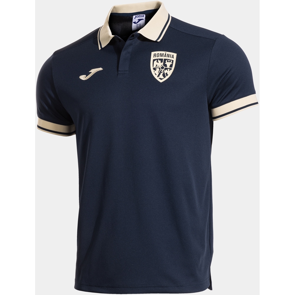 Tricou fotbal de prezentare JOMA Echipa Nationala de Fotbal a Romaniei 2025, marimea XL, bleumarin