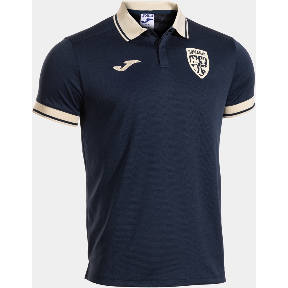 Tricou fotbal de prezentare JOMA Echipa Nationala de Fotbal a Romaniei 2025, marimea XL, bleumarin
