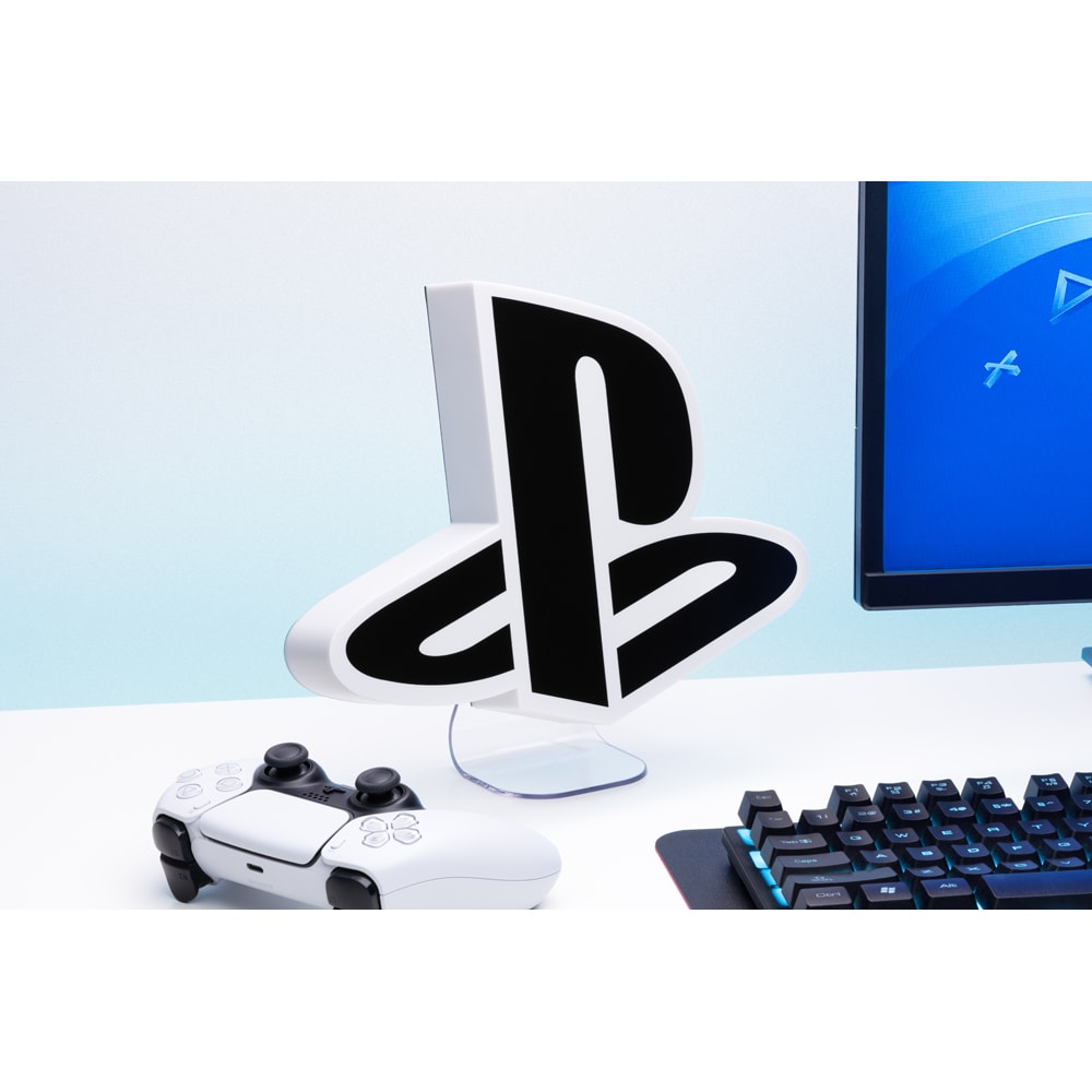 Lampa PLAYSTATION Logo, alb