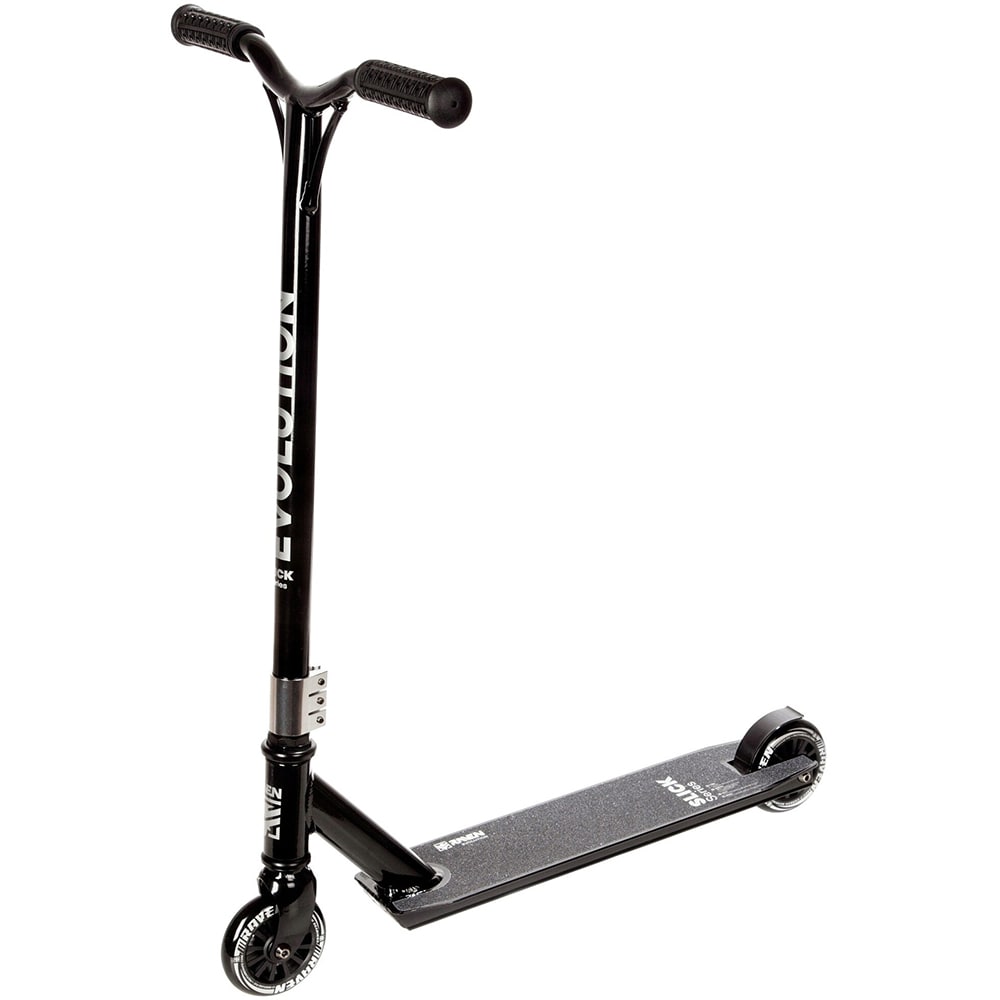 Trotineta copii RAVEN Evolution Slick, 5 ani+, 2 roti, greutate suportata 100kg, negru
