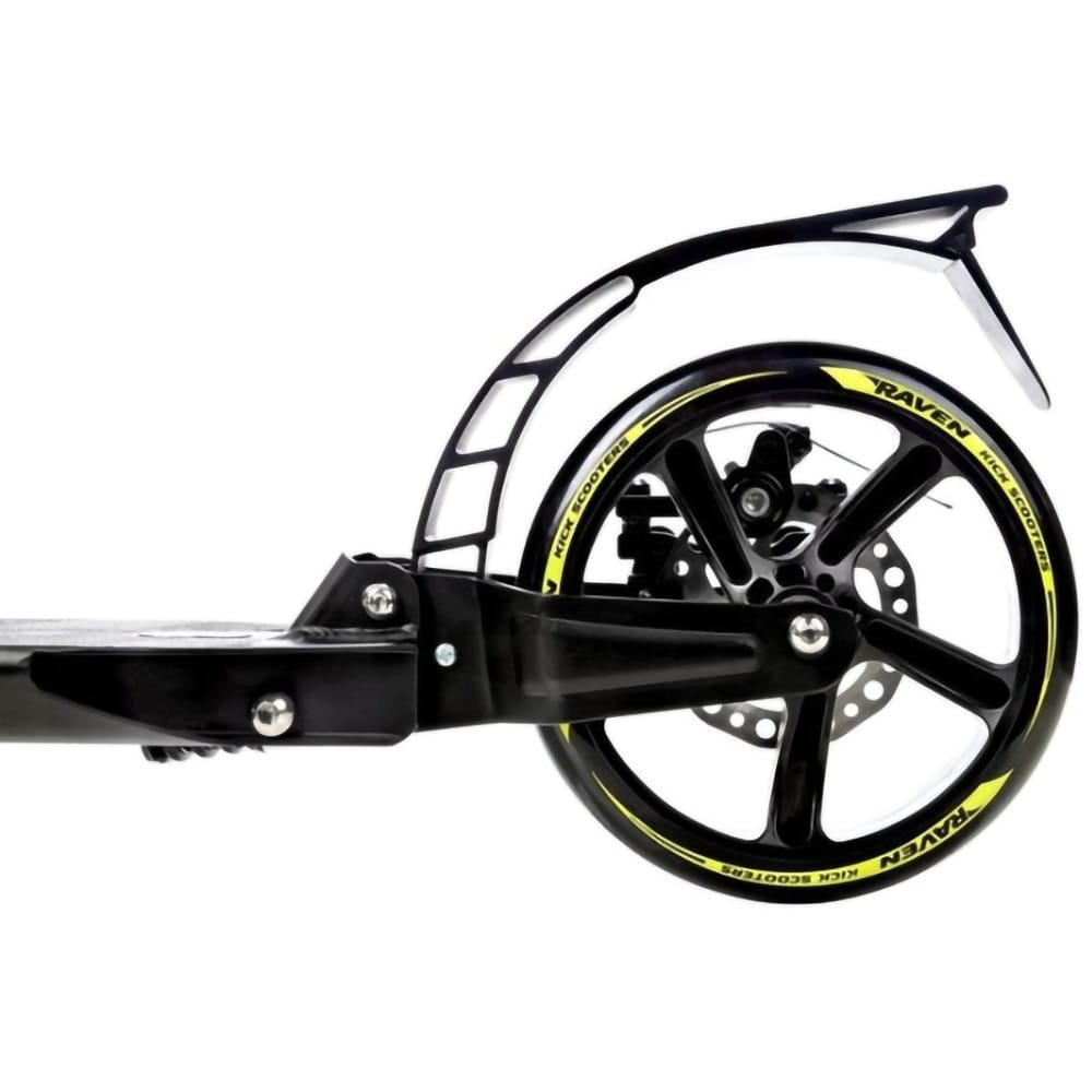 Trotineta copii RAVEN Raptor, 5 ani+, 2 roti, greutate suportata 100kg, negru