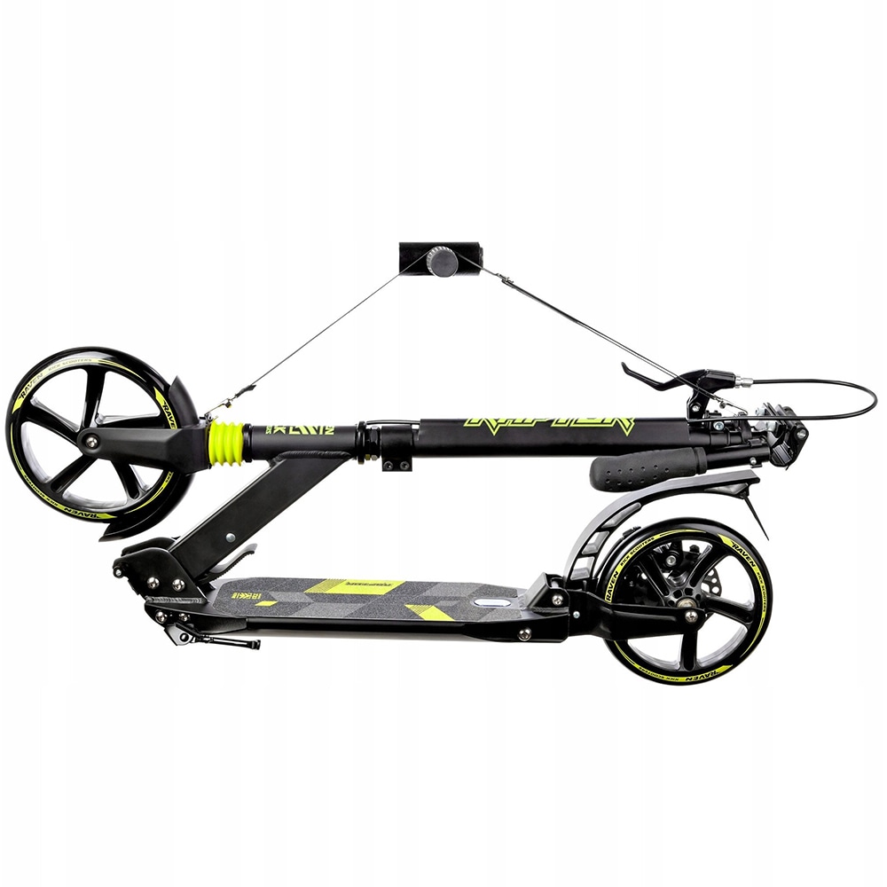 Trotineta copii RAVEN Raptor, 5 ani+, 2 roti, greutate suportata 100kg, negru