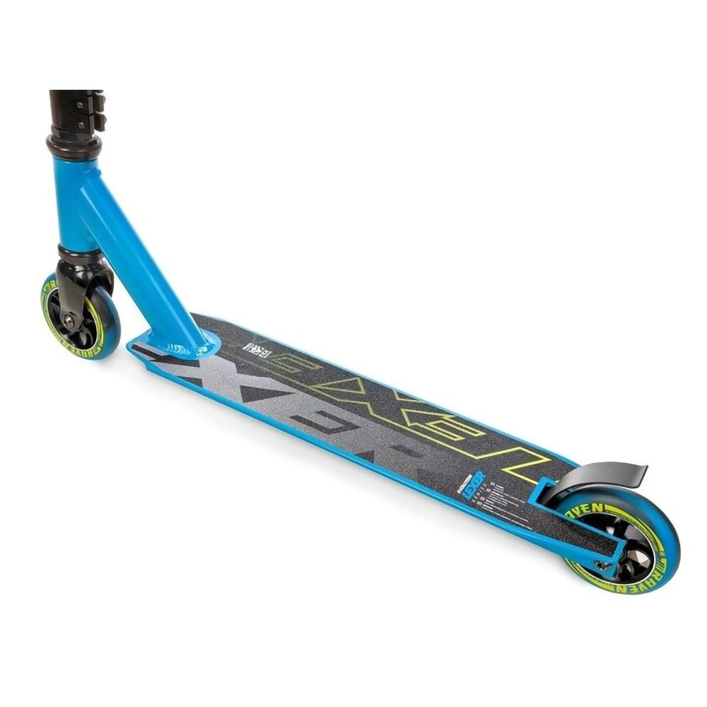 Trotineta copii RAVEN Evolution Lexer, 5 ani+, 2 roti, greutate suportata 100kg, albastru-verde