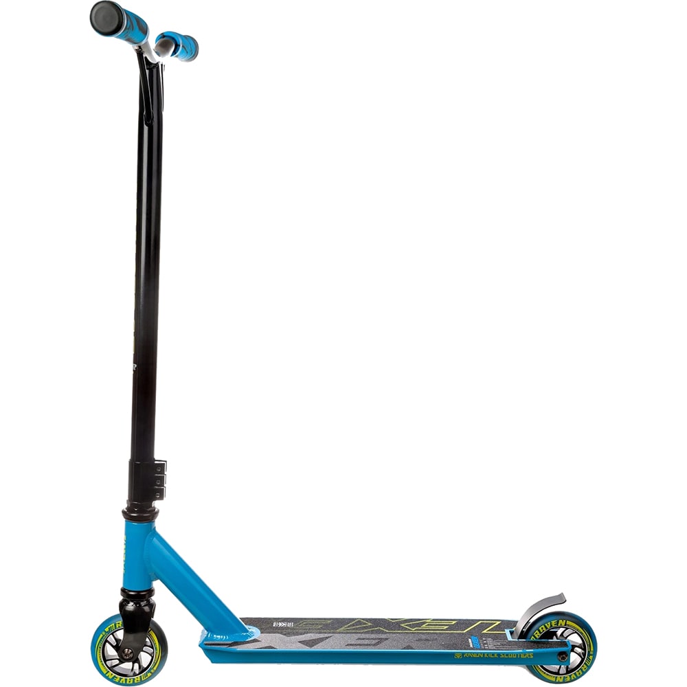Trotineta copii RAVEN Evolution Lexer, 5 ani+, 2 roti, greutate suportata 100kg, albastru-verde