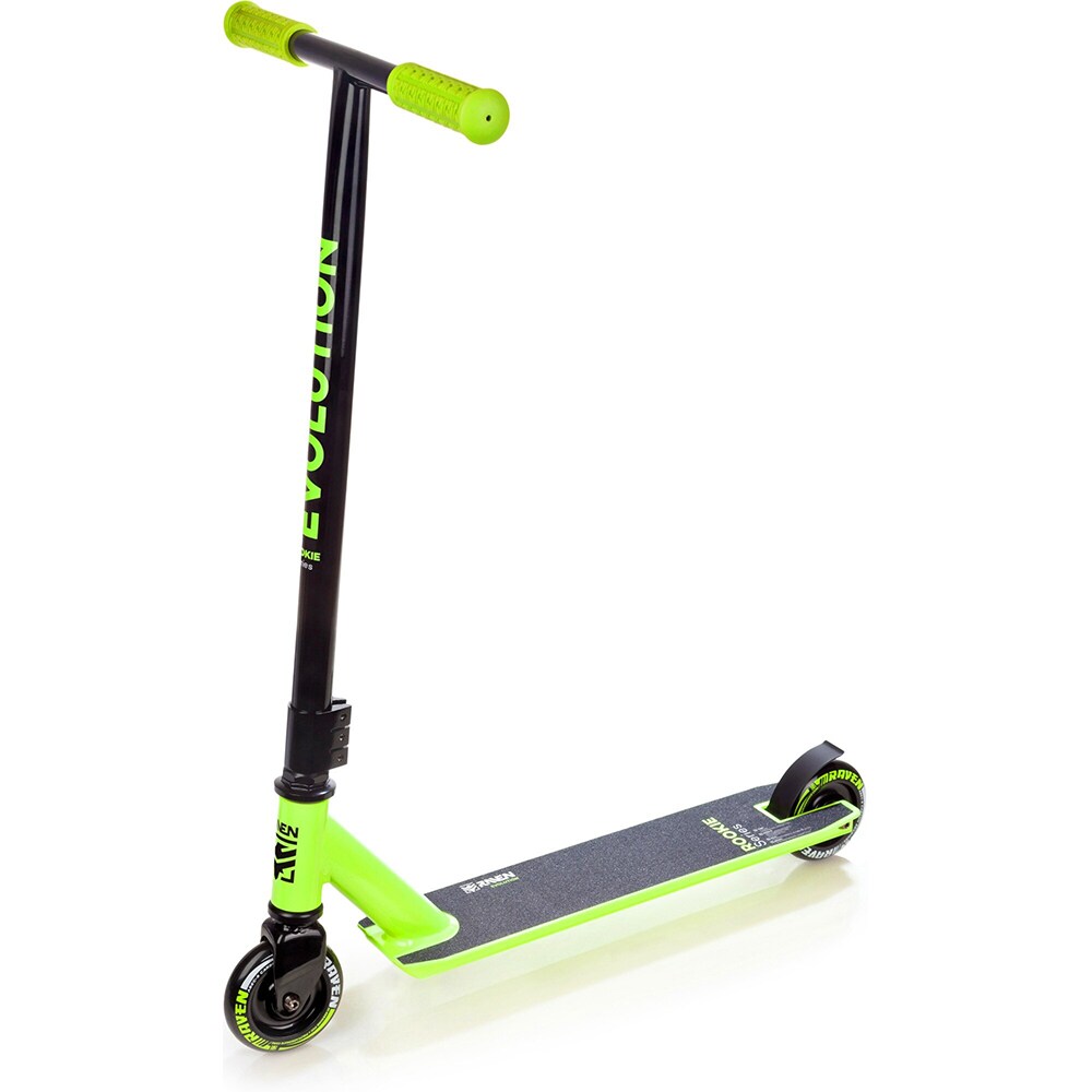 Trotineta copii RAVEN Evolution Rookie Series, 5 ani+, 2 roti, greutate suportata 100kg, verde