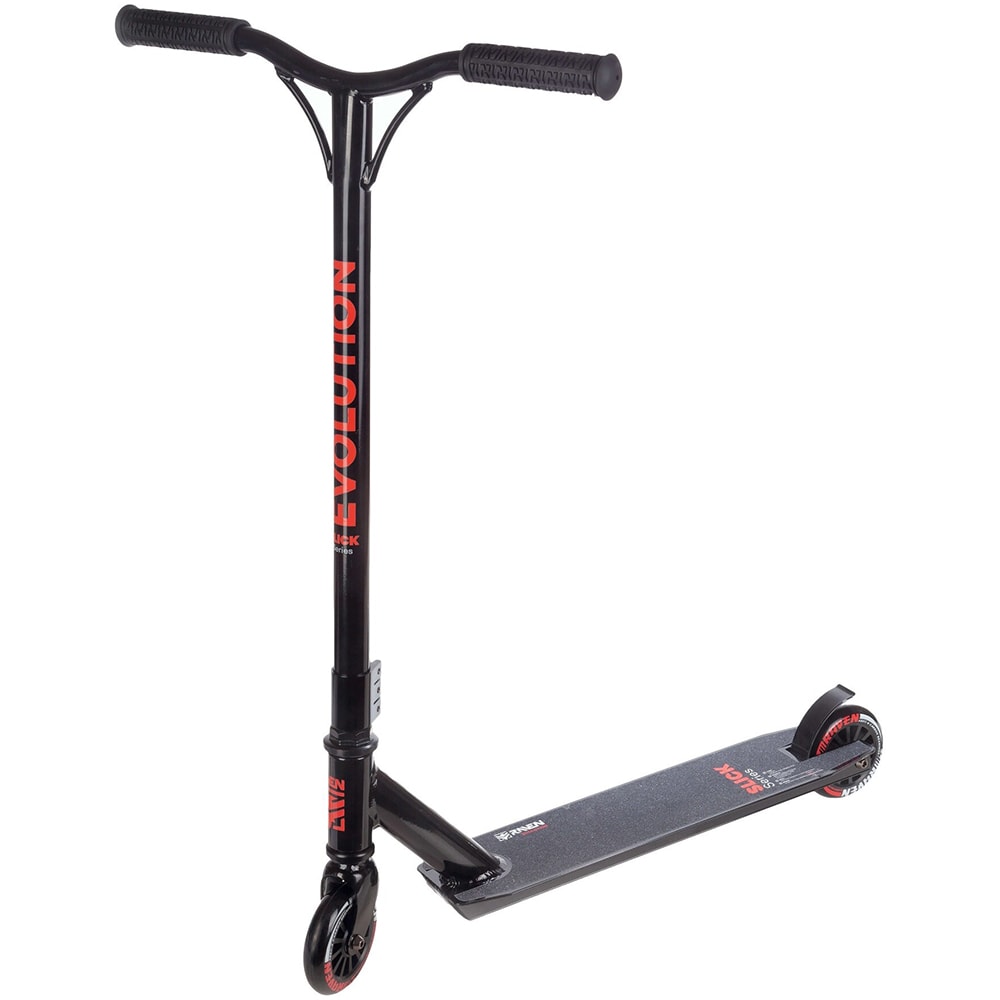 Trotineta copii RAVEN Evolution Slick, 5 ani+, 2 roti, greutate suportata 100kg, rosu