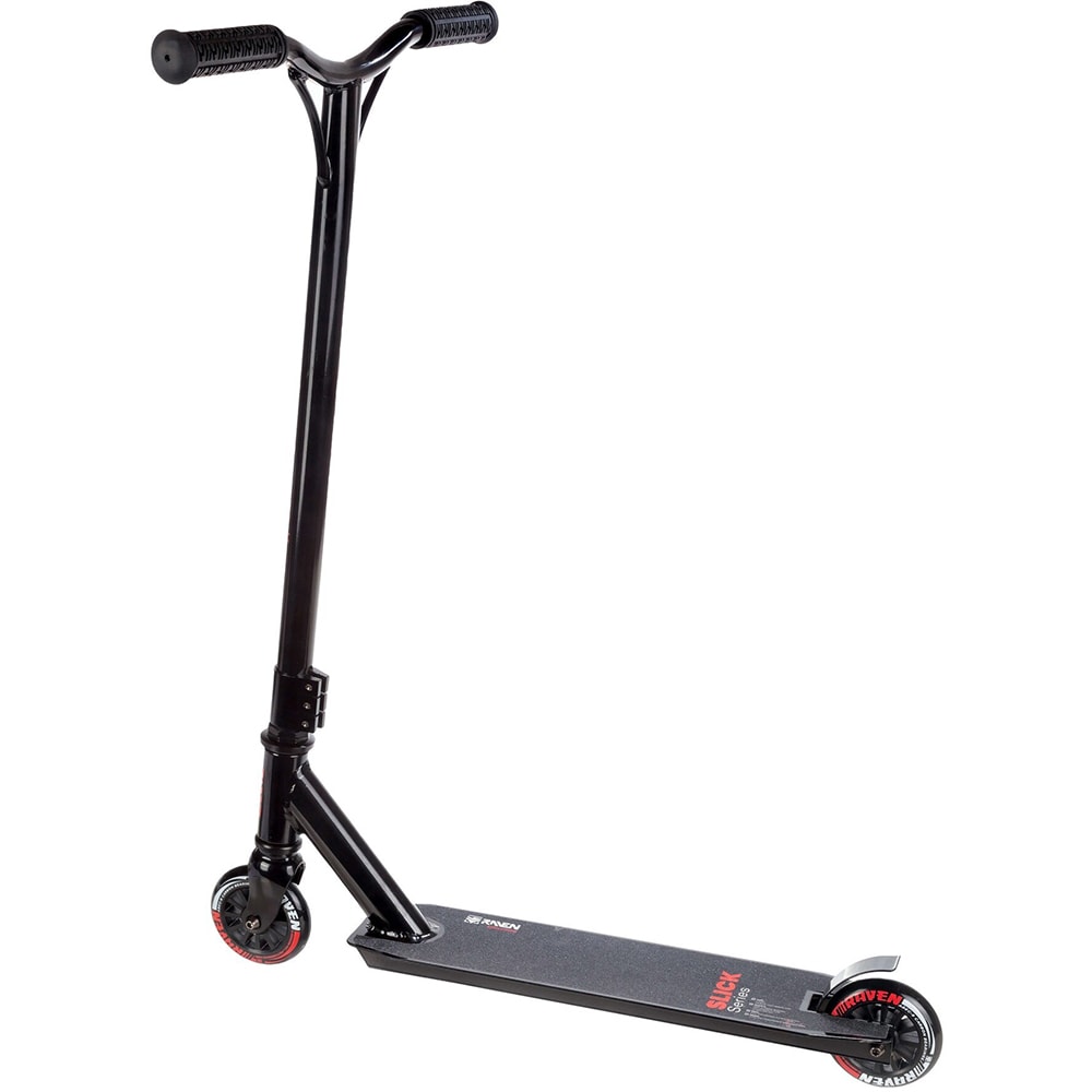 Trotineta copii RAVEN Evolution Slick, 5 ani+, 2 roti, greutate suportata 100kg, rosu