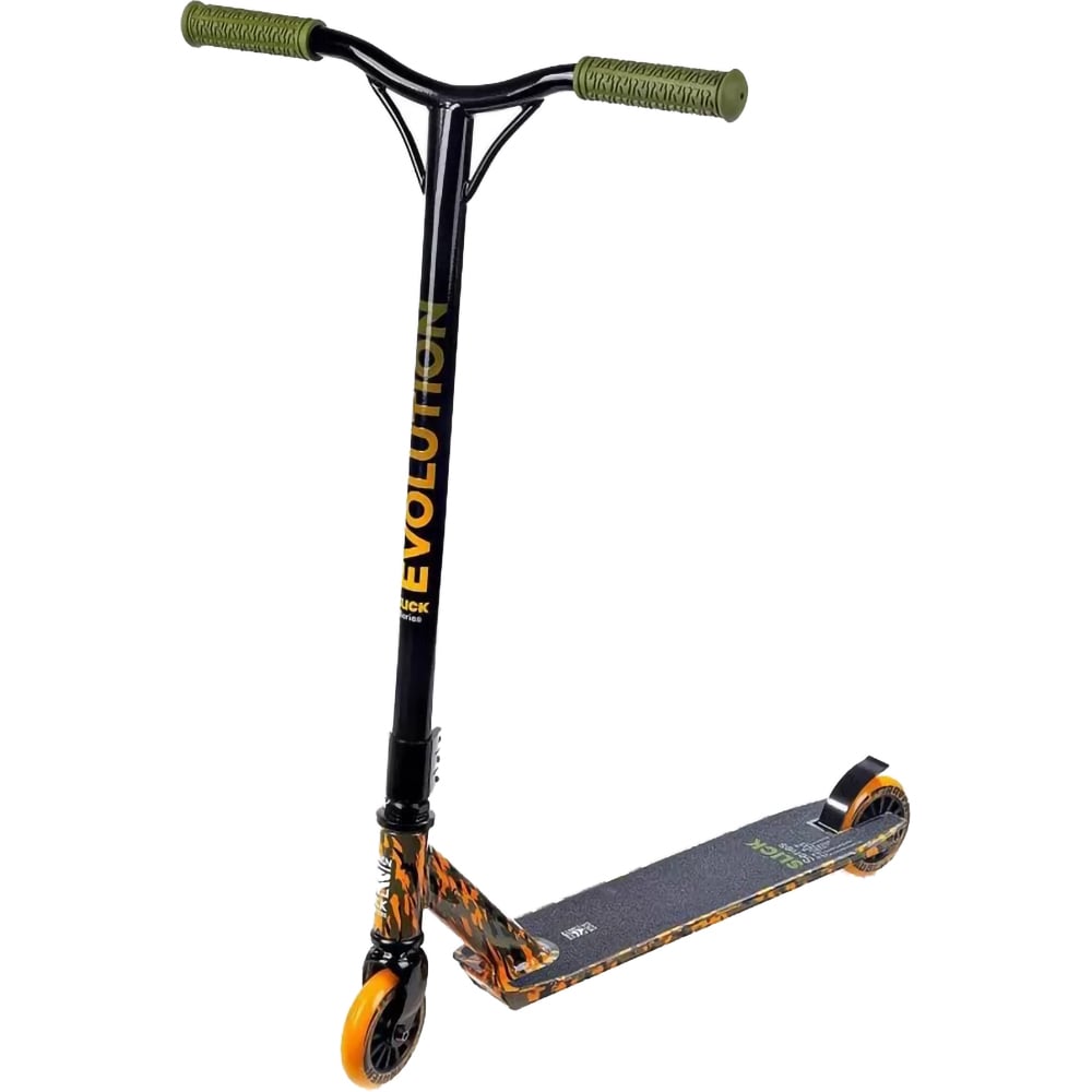Trotineta copii RAVEN Evolution Slick, 5 ani+, 2 roti, greutate suportata 100kg, camuflaj