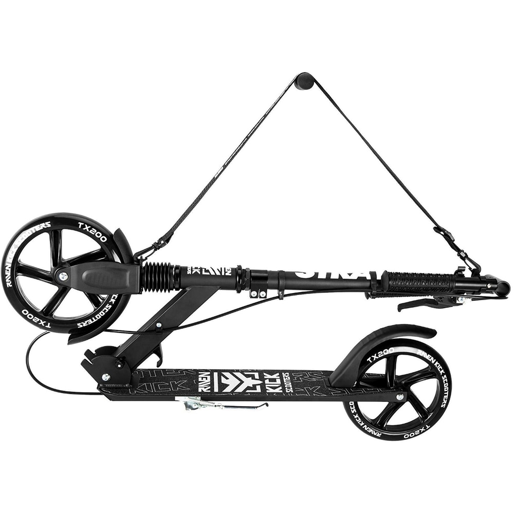 Trotineta copii RAVEN Straight Pro, 5 ani+, 2 roti, greutate suportata 100kg, negru