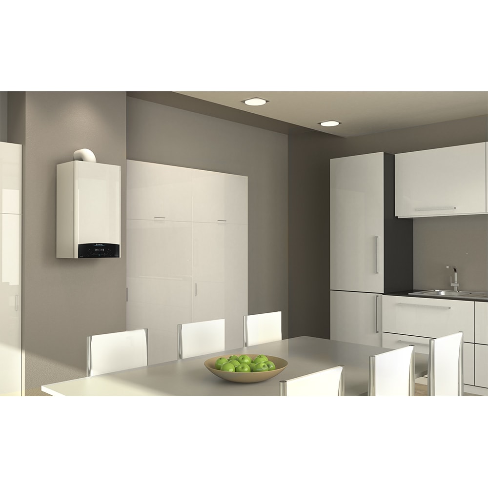 Centrala termica pe gaz in condensare ARISTON Genus One+, 35 kW, Schimbator de caldura inox, Kit evacuare inclus, 3+2 ani extragarantie