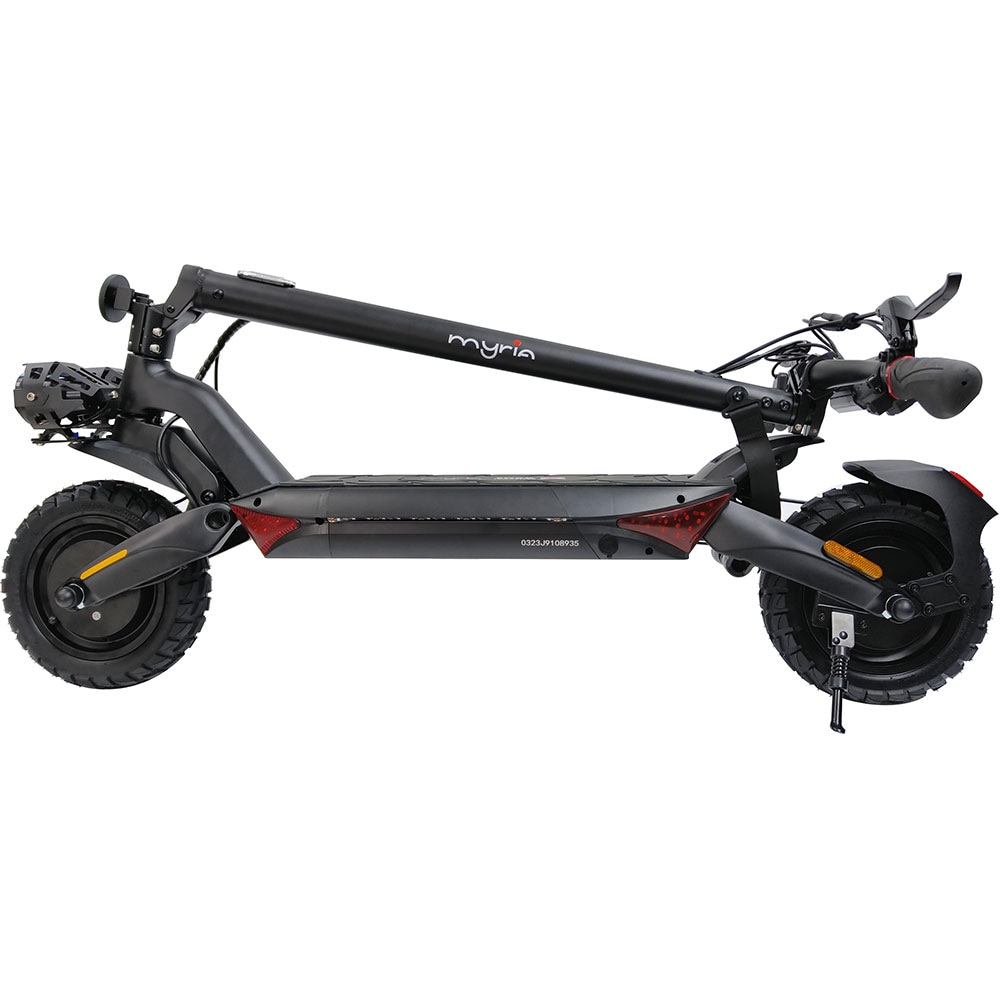 Trotineta electrica MYRIA MY7041, 10 inch, pliabila, negru